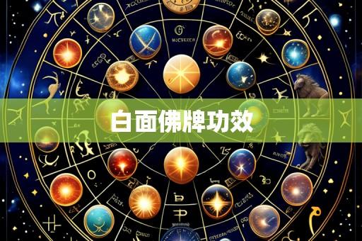 白面佛牌功效