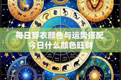 每日穿衣颜色与运势搭配 今日什么颜色旺财
