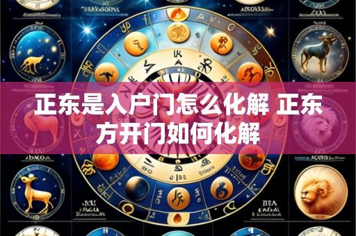 正东是入户门怎么化解 正东方开门如何化解