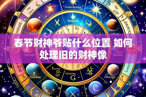 春节财神爷贴什么位置 如何处理旧的财神像