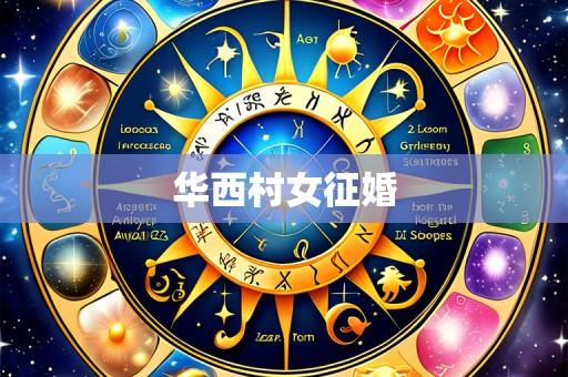 华西村女征婚