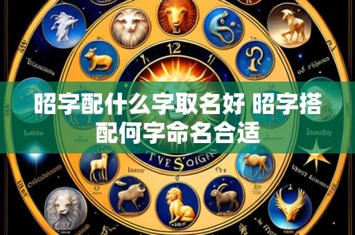 昭字配什么字取名好 昭字搭配何字命名合适
