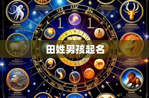 田姓男孩起名