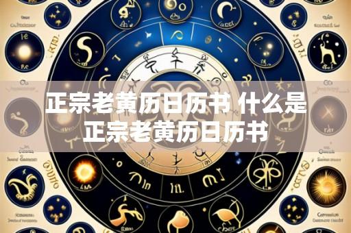 正宗老黄历日历书 什么是正宗老黄历日历书