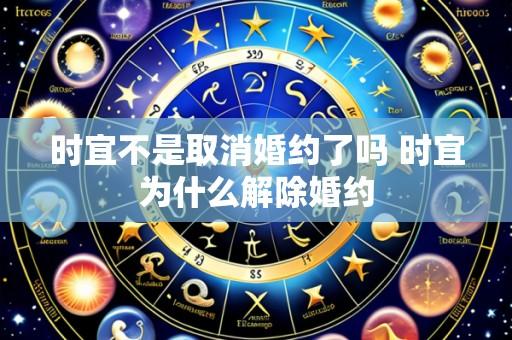 时宜不是取消婚约了吗 时宜为什么解除婚约