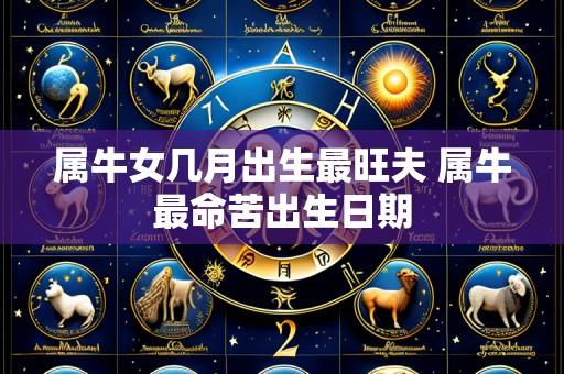 属牛女几月出生最旺夫 属牛最命苦出生日期