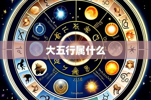 大五行属什么