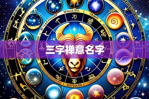 三字禅意名字