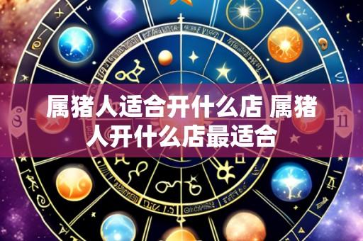 属猪人适合开什么店 属猪人开什么店最适合