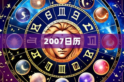 2007日历