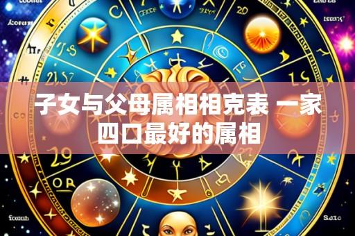 子女与父母属相相克表 一家四口最好的属相