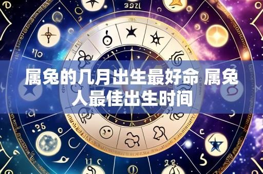 属兔的几月出生最好命 属兔人最佳出生时间