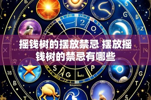 摇钱树的摆放禁忌 摆放摇钱树的禁忌有哪些