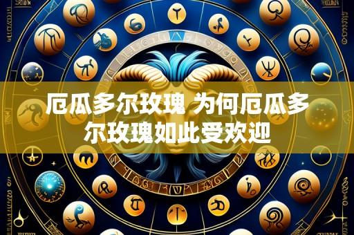 厄瓜多尔玫瑰 为何厄瓜多尔玫瑰如此受欢迎