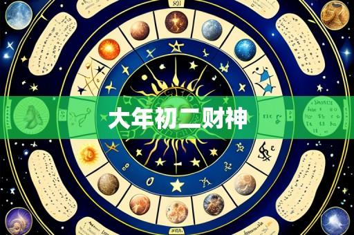 大年初二财神
