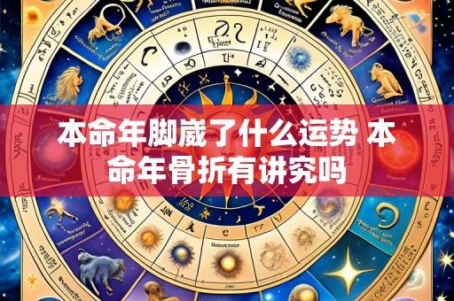 本命年脚崴了什么运势 本命年骨折有讲究吗