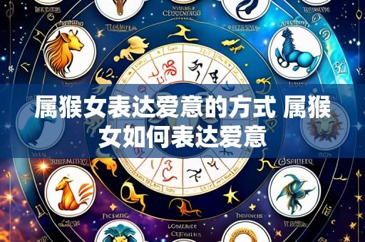 属猴女表达爱意的方式 属猴女如何表达爱意