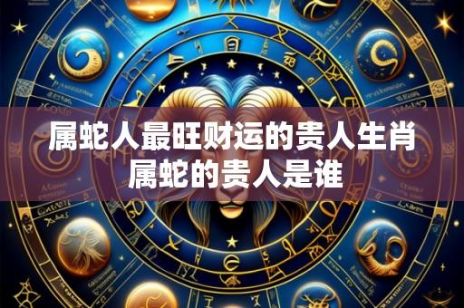 属蛇人最旺财运的贵人生肖 属蛇的贵人是谁