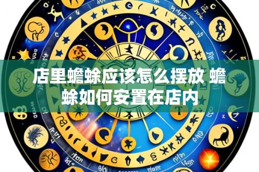 店里蟾蜍应该怎么摆放 蟾蜍如何安置在店内