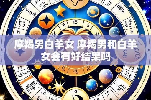 摩羯男白羊女 摩羯男和白羊女会有好结果吗