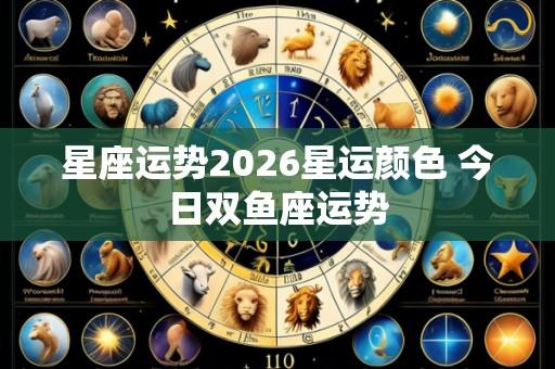 星座运势2026星运颜色 今日双鱼座运势