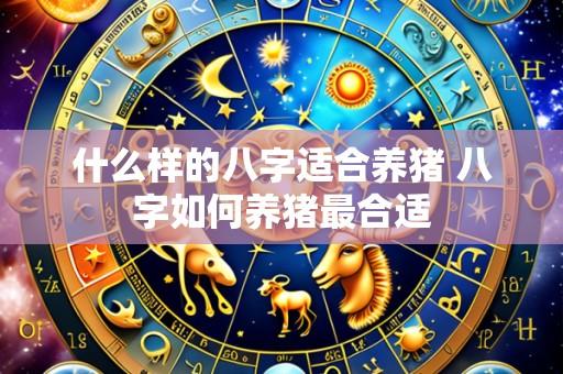 什么样的八字适合养猪 八字如何养猪最合适