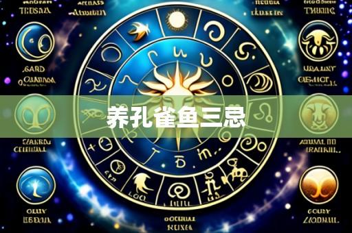 养孔雀鱼三忌