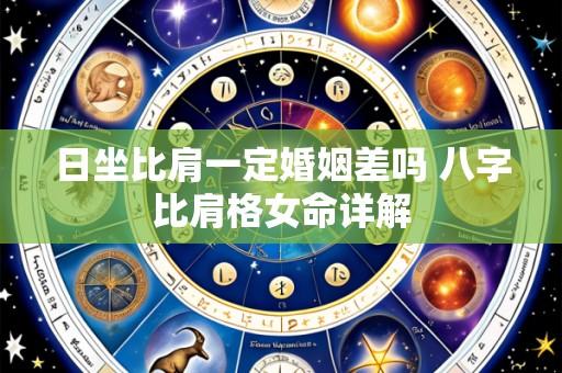 日坐比肩一定婚姻差吗 八字比肩格女命详解