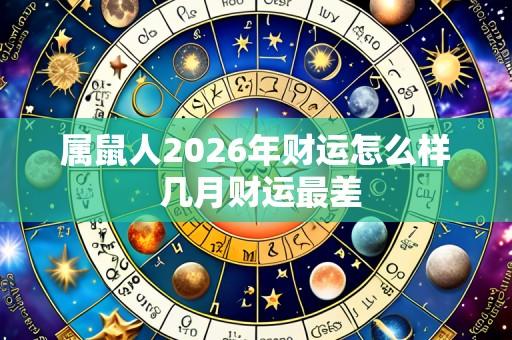 属鼠人2026年财运怎么样 几月财运最差
