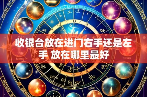 收银台放在进门右手还是左手 放在哪里最好