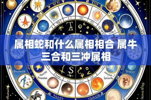 属相蛇和什么属相相合 属牛三合和三冲属相