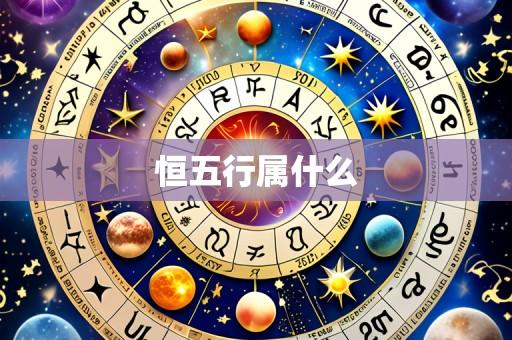 恒五行属什么
