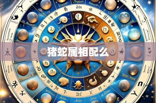 猪蛇属相配么
