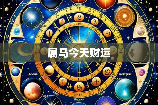 属马今天财运