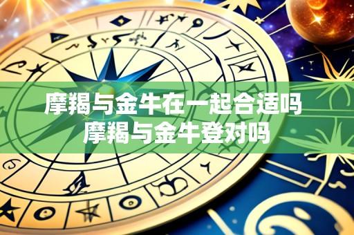 摩羯与金牛在一起合适吗 摩羯与金牛登对吗