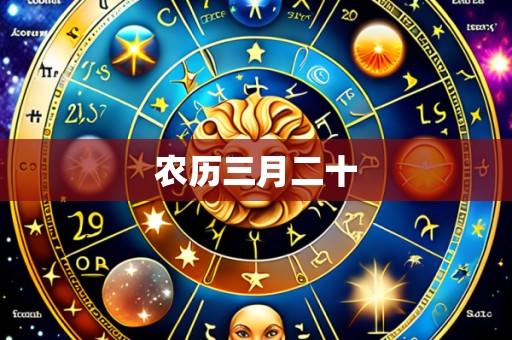农历三月二十