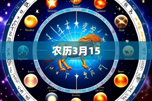 农历3月15
