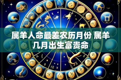属羊人命最差农历月份 属羊几月出生富贵命
