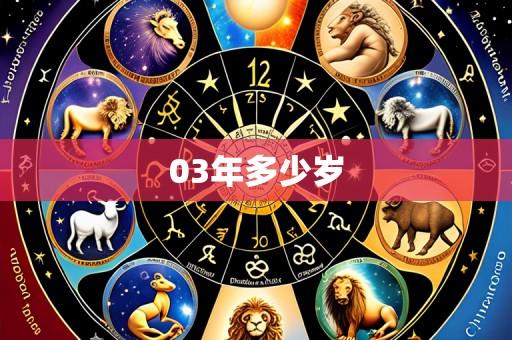 03年多少岁