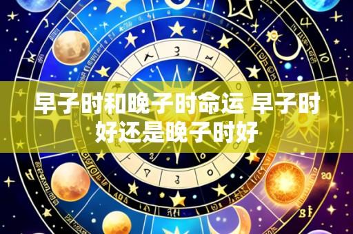 早子时和晚子时命运 早子时好还是晚子时好