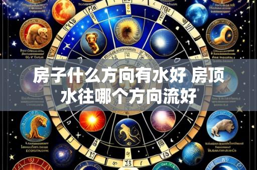 房子什么方向有水好 房顶水往哪个方向流好