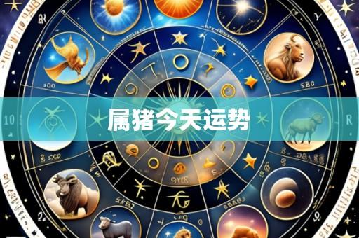 属猪今天运势