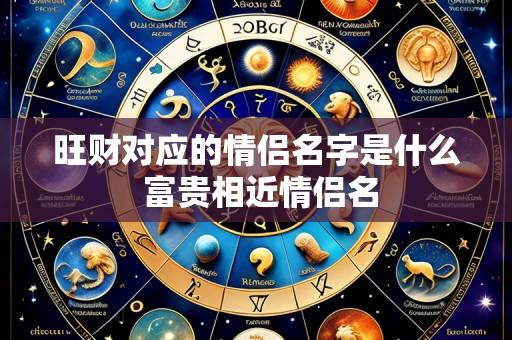 旺财对应的情侣名字是什么 富贵相近情侣名