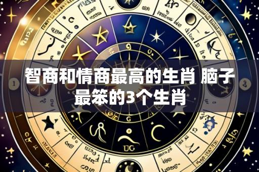 智商和情商最高的生肖 脑子最笨的3个生肖