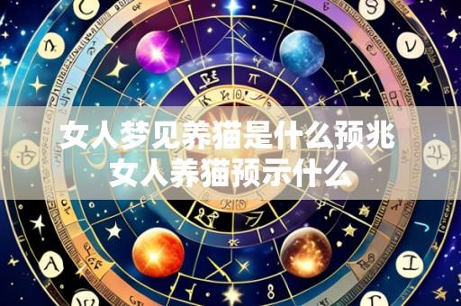 女人梦见养猫是什么预兆 女人养猫预示什么