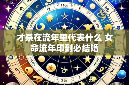 才杀在流年里代表什么 女命流年印到必结婚