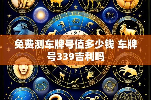 免费测车牌号值多少钱 车牌号339吉利吗