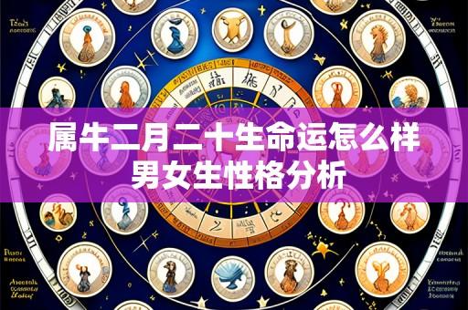 属牛二月二十生命运怎么样 男女生性格分析