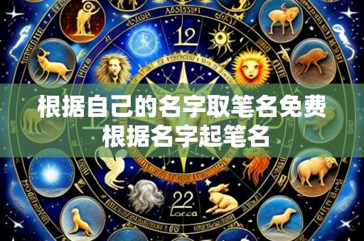 根据自己的名字取笔名免费 根据名字起笔名