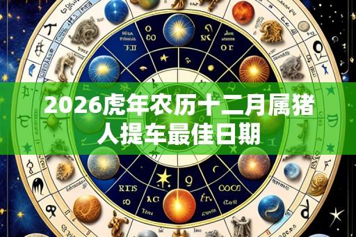 2026虎年农历十二月属猪人提车最佳日期